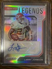 Larry Johnson Football Cards 2021 Panini Prizm Franchise Legends Signatures Prices