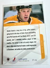 Backside | Joe Thornton [Foil] Hockey Cards 2003 ITG Toronto Star