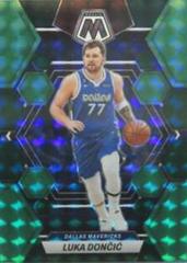 Luka Doncic [Choice Fusion Green] #1 Basketball Cards 2022 Panini Mosaic Prices