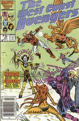 The West Coast Avengers [Newsstand] #10 (1986) Comic Books West Coast Avengers Prices