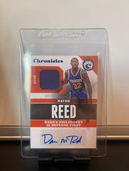 Davon Reed Basketball Cards 2017 Panini Chronicles Autographs Prices