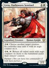 Livio, Oathsworn Sentinel [Foil] Magic Commander Legends Prices