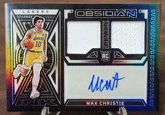 Max Christie #RJI-LMC Basketball Cards 2022 Panini Obsidian Rookie Jersey Ink Autographs Prices