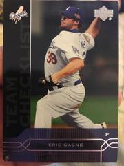 Eric Gagne #485 Baseball Cards 2005 Upper Deck Prices
