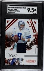 Tony Romo[Ruby] Football Cards 2009 Panini Donruss Rookies & Stars Prices