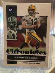 Aaron Rodgers [Blue] #38 Football Cards 2021 Panini Chronicles Prices