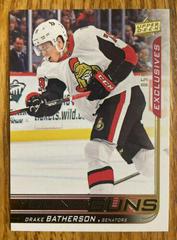 Drake Batherson [Exclusives] #484 Hockey Cards 2018 Upper Deck Prices