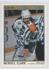 Wendel Clark Hockey Cards 1991 O-Pee-Chee Premier Prices