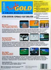 Back Cover | Cosmi Triple Gold PC Games