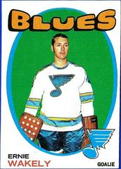 Ernie Wakely #81 Hockey Cards 1971 Topps Prices