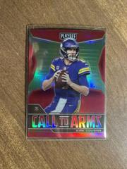 Kirk Cousins [Red] #CA-KCO Football Cards 2021 Panini Playoff Call to Arms Prices