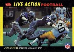 Lions Defense [Entering the Lions' Den] #16 Football Cards 1987 Fleer Team Action Prices