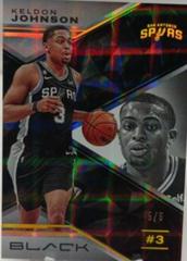 Keldon Johnson [Holo Gold] #13 Basketball Cards 2022 Panini Black Prices
