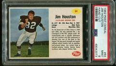 Jim Houston [Hand Cut] #64 Football Cards 1962 Post Cereal Prices