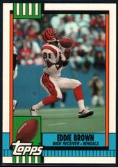 Eddie Brown Football Cards 1990 Topps Prices