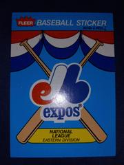 Montreal Expos Baseball Cards 1989 Fleer Baseball Stickers Prices