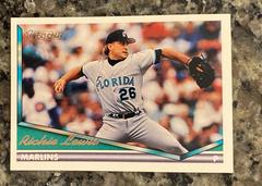 Richie Lewis #47 Baseball Cards 1994 Topps Gold Prices