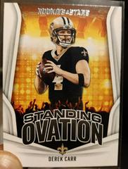 Derek Carr #SO-5 Football Cards 2023 Panini Rookies & Stars Man In Motion Prices