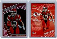 Patrick Mahomes II [Pink] #PC-25 Football Cards 2019 Donruss Elite Primary Colors Prices