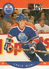 Craig Muni #92 Hockey Cards 1990 Pro Set Prices