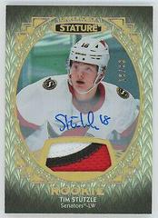 Tim Stutzle [Portrait Patch Autograph] Hockey Cards 2020 Upper Deck Stature Prices