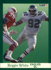Reggie White #336 Football Cards 1991 Fleer Prices