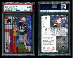 Tom Brady [Ruby] #108 Football Cards 2007 Leaf Rookies & Stars Longevity Prices