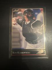 Ron Karkovice [Black Gold] #105 Baseball Cards 1992 Leaf Prices