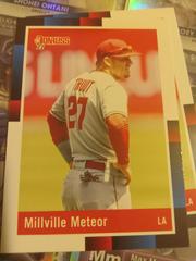 This Is The Sp Variation Not The Card That Is Pict | Mike Trout [SP] Baseball Cards 2022 Panini Donruss