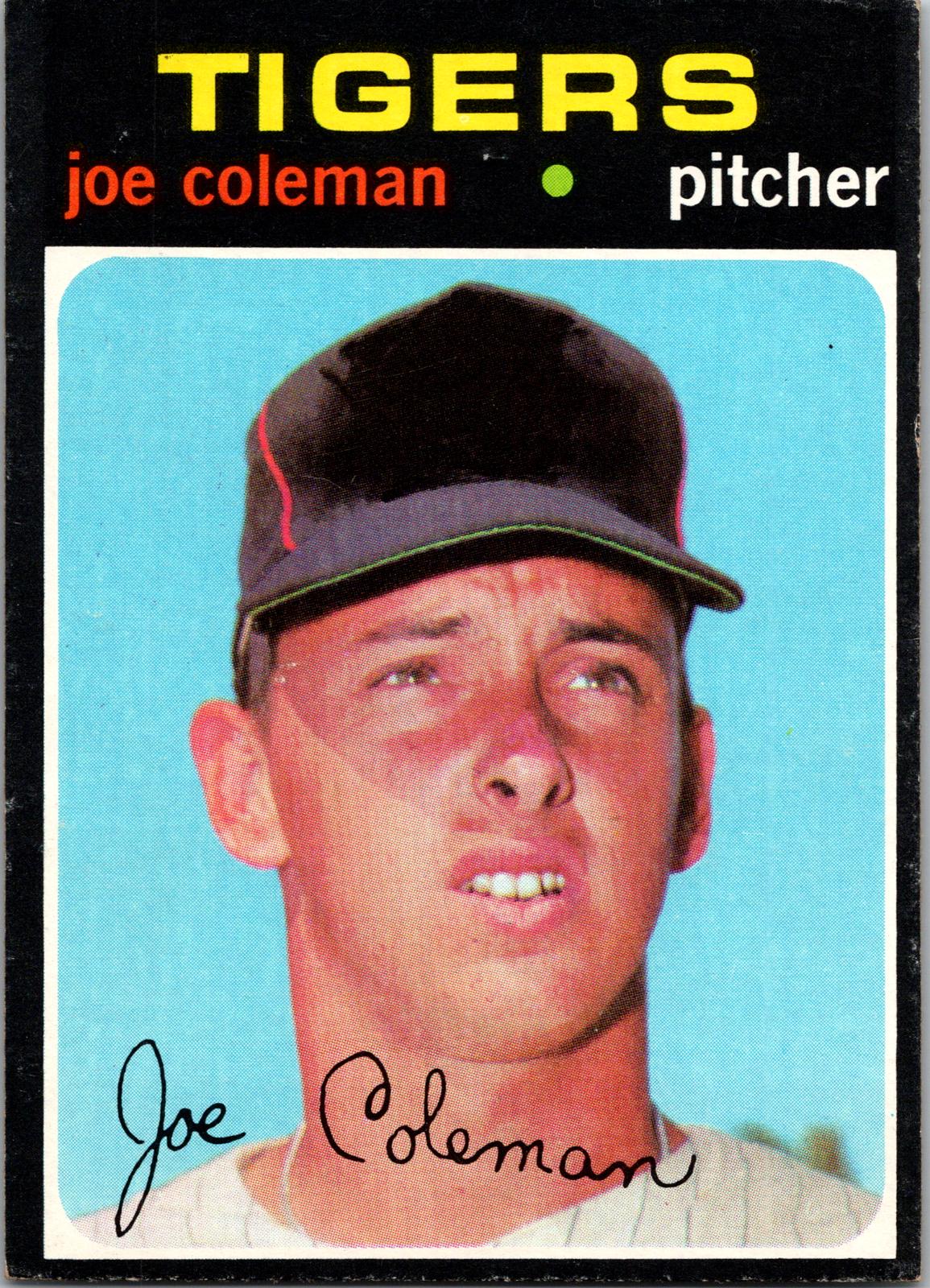 Joe Coleman Ungraded 1971 Topps