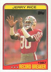Jerry Rice #6 Football Cards 1988 Topps Prices