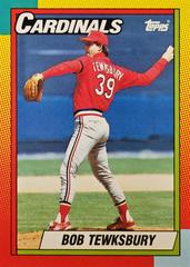 Bob Tewksbury #122T Baseball Cards 1990 Topps Traded Tiffany Prices