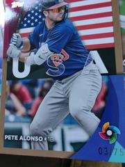 Pete Alonso [Gold] #WBC-3 Prices | 2023 Topps World Classic Stars