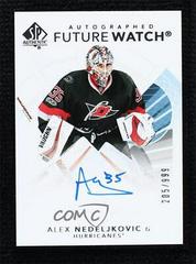 Alex Nedeljkovic [Future Watch Black Silver Ink Autograph] #181 Hockey Cards 2017 SP Authentic Prices