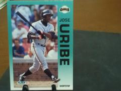 Jose Uribe Baseball Cards 1992 Fleer Prices