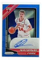 Lauri Markkanen [Blue] Basketball Cards 2020 Panini Chronicles National Pride Signatures Prices