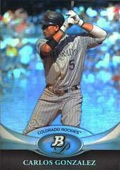 Carlos Gonzalez Baseball Cards 2011 Bowman Platinum Prices