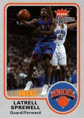 Latrell Sprewell #104 Basketball Cards 2002 Fleer Platinum Prices