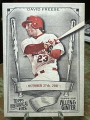 David Freese #HH-41 Baseball Cards 2021 Topps Allen & Ginter Historic Hits Prices