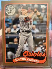 Colton Cowser [Gold] Baseball Cards 2024 Topps 1989 Prices