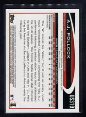 Back | A. J. Pollock Baseball Cards 2012 Topps Update