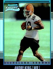 Andre King #191 Football Cards 2001 Bowman Chrome Prices