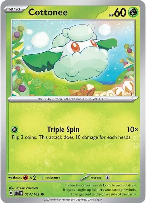 Cottonee #14 Pokemon Temporal Forces