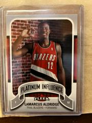 LaMarcus Aldridge Basketball Cards 2006 Fleer Michael Jordan's Platinum Influence Prices