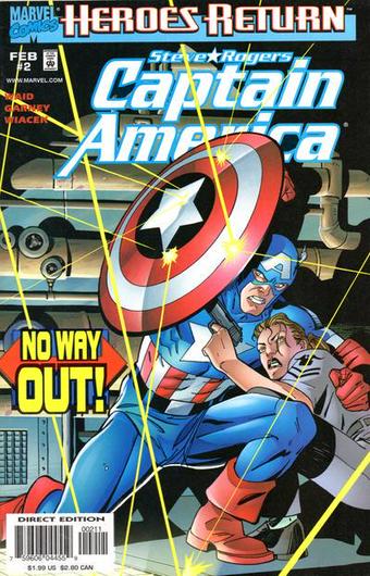Captain America #2 (1998) Cover Art