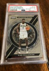 Zion Williamson [Silver] Basketball Cards 2019 Panini NBA Player of the Day Prices