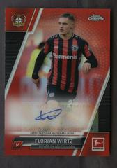 Florian Wirtz [Red] Soccer Cards 2021 Topps Chrome Bundesliga Autographs Prices