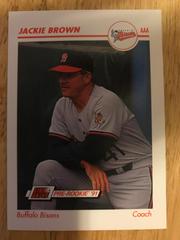 Jackie Brown #50 Baseball Cards 1991 Impel Line Drive Prices