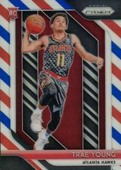 Trae Young [Red, White, Blue Prizm] Basketball Cards 2018 Panini Prizm Prices