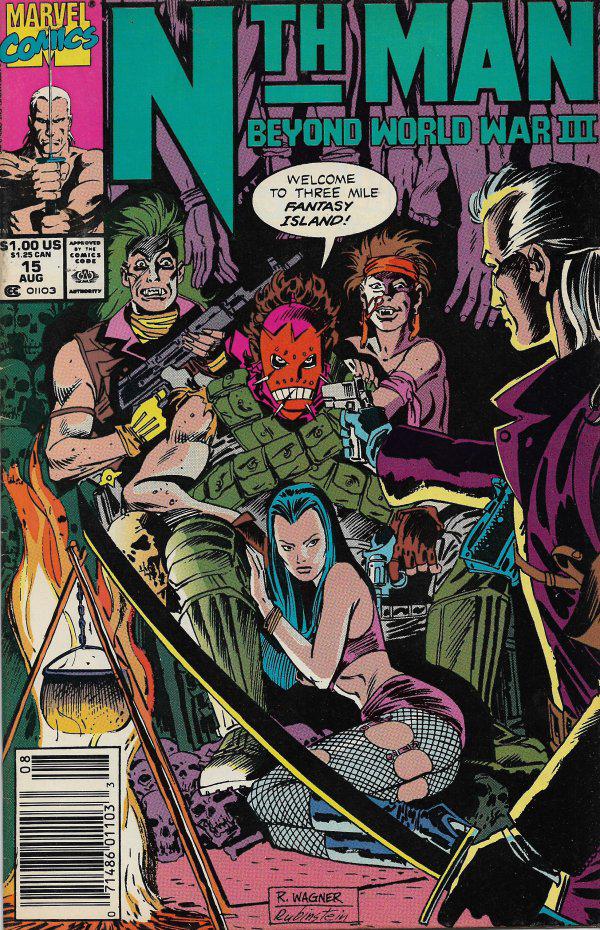 Nth Man [Newsstand] #15 (1990) Comic Books Nth Man